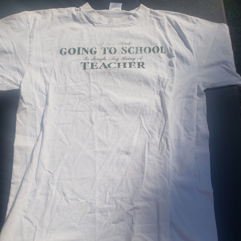 Vintage 90s Mens Comic T-shirt XL (Teacher)